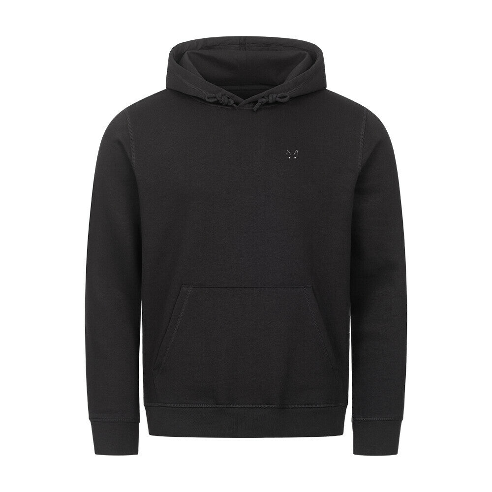 Cozy Coffee Hoodie schwarz Vorderansicht – The Little Doodle