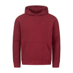Cozy Coffee Hoodie burgunder Vorderansicht – Handgezeichnetes Katzenmotiv
